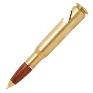 50 Cal Machine Gun Cartridge Bottle Opener/Pen Kit (Cross Refill)