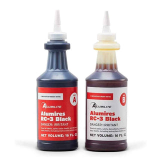 AlumiRes (RC-3) Black Casting Resin - 32oz Kit