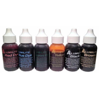 Alumilite Dye Starter Set - (6 Bottles)
