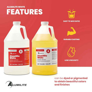 Alumilite White Casting Resin - 2 Gallon Kit