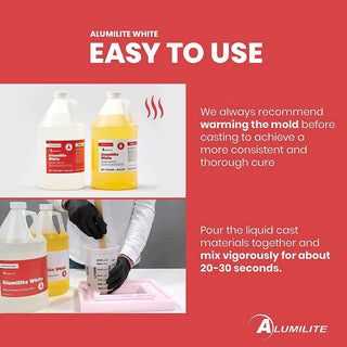 Alumilite White Casting Resin - 2 Gallon Kit