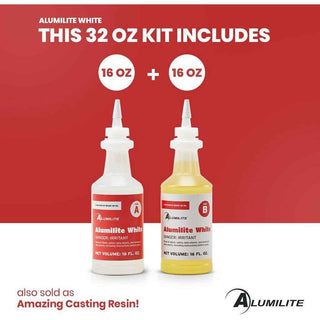 Alumilite White Casting Resin - 32 oz Kit