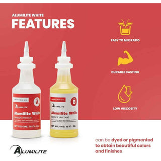 Alumilite White Casting Resin - 32 oz Kit