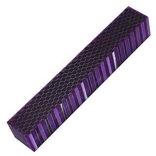 Aluminum Honeycomb Pen Blank - Purple