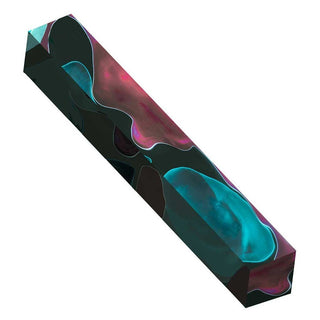 Aquabright Pen Blank - Pink Maroon & Green Swirl