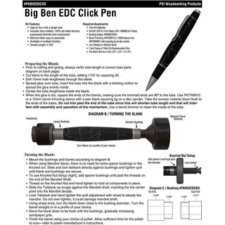 Big Ben EDC Click Pen Kits