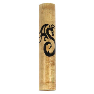 Black Dragon Rotacrylic pen blank in Birdseye Maple