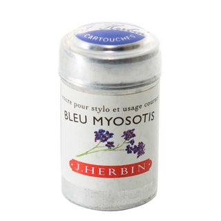 Bleu Myosotis J. Herbin Cartridges - Tin of 6