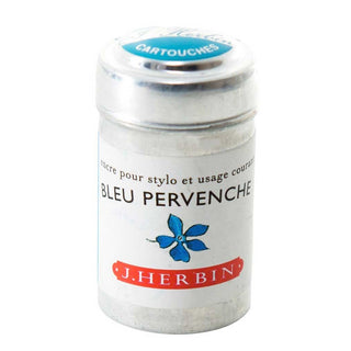 Bleu Pervenche J. Herbin Cartridges - Tin of 6