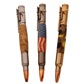 Bolt Action Pen Kit (30 Cal) Starter Pack - 3 Pen Kits