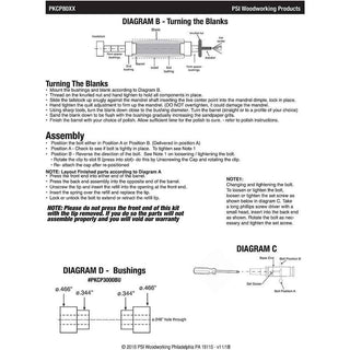 Bolt Action Pen Kit - Ceramic Woodland Camo