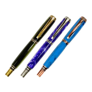 Caballero Pen Kit Starter Set - 3 Antique Rollerball Pen Kits