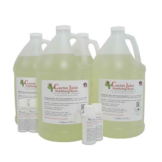 Cactus Juice Stabilizing Resin - (4 Gallon Set)