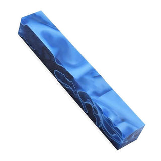 Caribbean Blue Acrylic Pen Blank