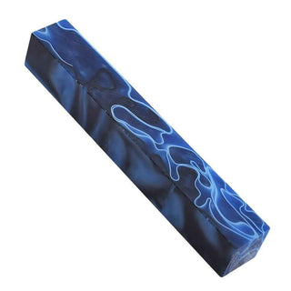 Caribbean Blue Acrylic Pen Blank