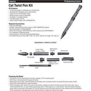 Cat Ballpoint Pen Kits