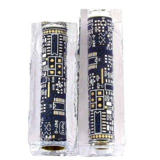 Circuit Board Pen Blanks - Cigar - Navy Blue