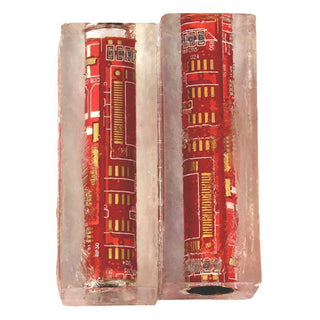 Circuit Board Pen Blanks - Cigar - Red