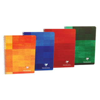 Clairefontaine Classic Notebooks - Side Wirebound 6.5 x 8.25 Lined Paper (Assorted Colors)