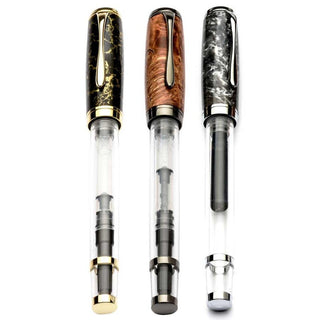 Clarion Demonstrator Fountain Pen Kit Starter Set - 3 Pen Kits