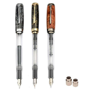 Clarion Demonstrator Fountain Pen Kit Starter Set - 3 Pen Kits