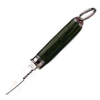 Deluxe Compact Key Ring Knife Kit in Gun Metal.