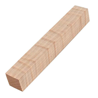 Stabilized Curly Maple Pen Blanks. Clear