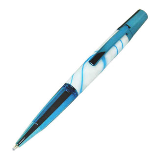Diamond Knul Ballpoint Pen Kit in Blue Ti. Alt Image