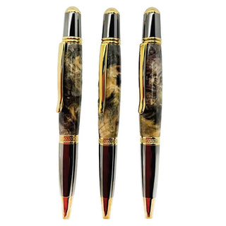 Diplomat Pen Kits & Buckeye Burl Pen Blanks Triple Play Combo - 3 Pack - $10.00 Off this Week!