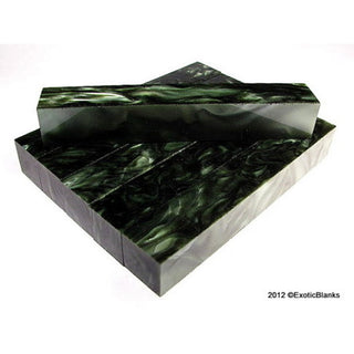 Duo Green & Black Acrylic Pen Blank