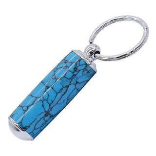 Eco Pill Holder Key Ring Kit in Chrome Finish