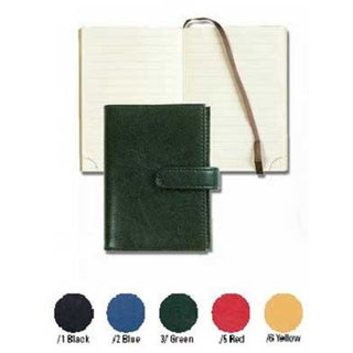 Exacompta Madeira Pocket Notebook - 4 x 5 1/2 Lined Paper Belt Buckle Bound - Please Choose Color