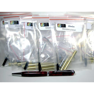 Fancy Slimline Pen Kit Bundle - Chrome (10 Pack)
