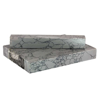 Faux-Stone Pen Blanks - Grey Marble