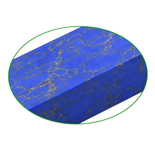 Faux-Stone Pen Blanks - Lapis With Gold Veins