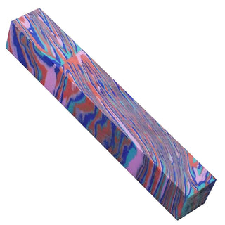 Faux-Stone Pen Blanks - Peacock Agate