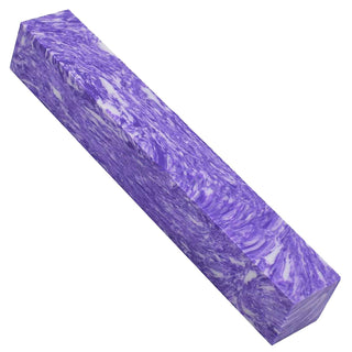 Faux-Stone Pen Blanks - Purple Fluorite