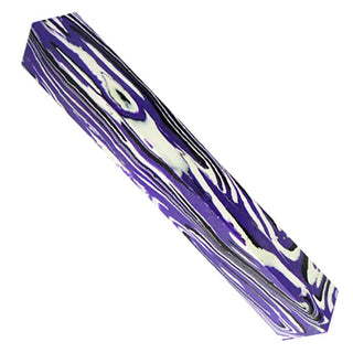 Faux-Stone Pen Blanks - Purple Ripple