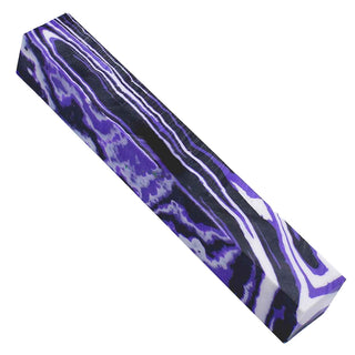 Faux-Stone Pen Blanks - Purple Ripple