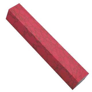 Faux-Stone Pen Blanks - Red With Gold Veins