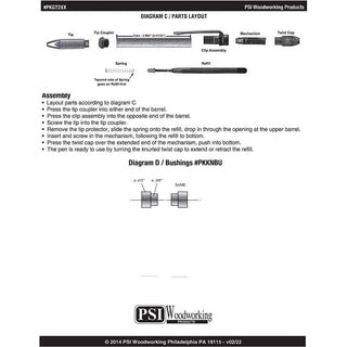 GT2 Ballpoint Pen Kits