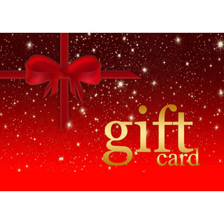 ExoticBlanks Gift Card Image. Red with Red Bow