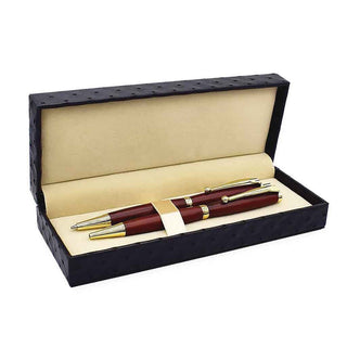 Imitation Ostrich Pen Box