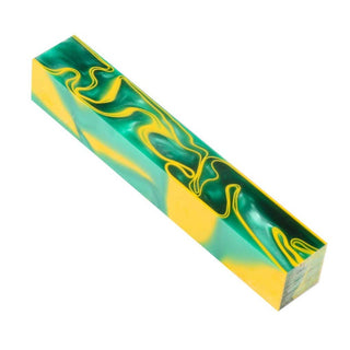 Kirinite Pen Blank - Green Bay Whirl