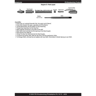 Kole EDC Click Pen Kits