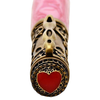 Love Ballpoint Pen Kits In Antique Brass. Cap Detail