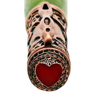 Love Ballpoint Pen Kits In Antique Copper. Cap Detail