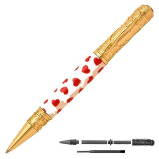 Love Ballpoint Pen Kits In Golden. Alt View