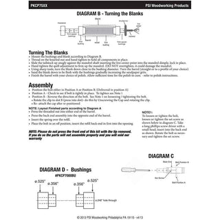 Magnum Bolt Action Pen Kits
