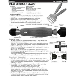 Meat Shredder Claws Kit - Set of 2